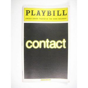 Contact Playbill Charlotte d'Amboise Colleen Dunn 2002